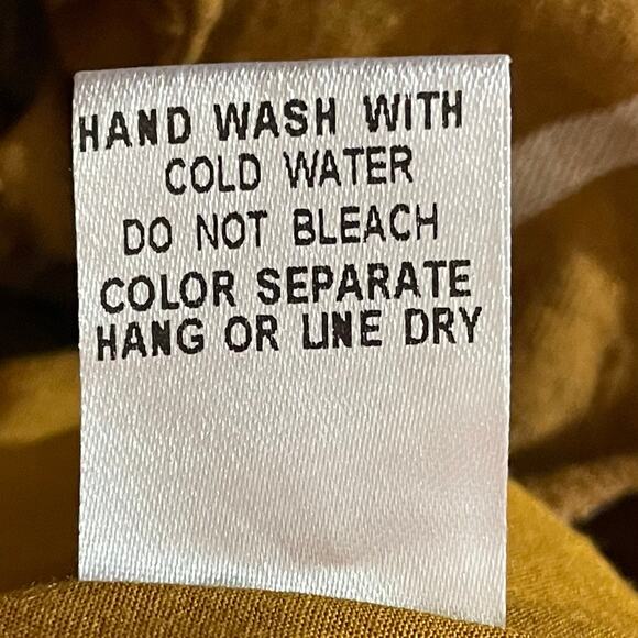 Emory Park Tailored Pinstripe Jumpsuit - Mustard - XS - Picture 11 of 16